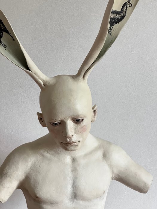 Aga Koncka - Untitled - Ceramic Sculpture - 70 cm