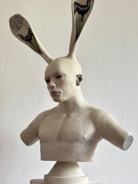 Aga Koncka - Untitled - Ceramic Sculpture - 70 cm