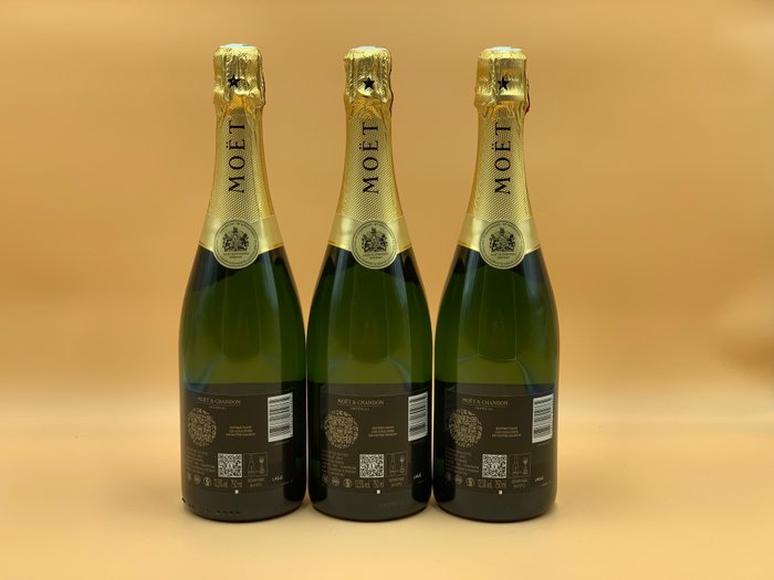 Moët  Chandon, Impérial "Limited Édition" - Champagne Brut - 3 Flasker (0,75 L)