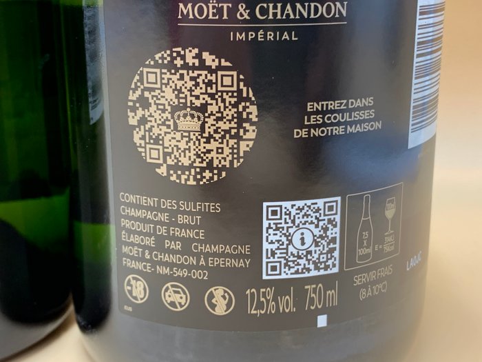 Moët  Chandon, Impérial "Limited Édition" - Champagne Brut - 3 Flasker (0,75 L)