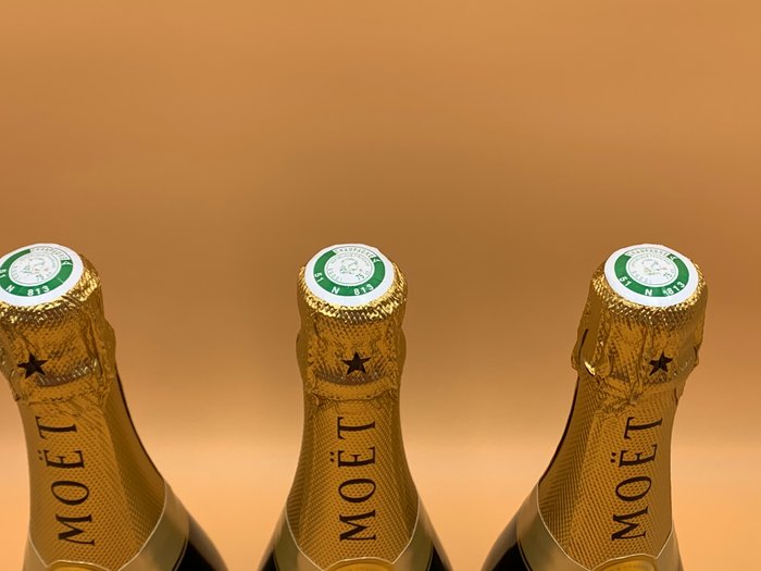 Moët  Chandon, Impérial "Limited Édition" - Champagne Brut - 3 Flasker (0,75 L)