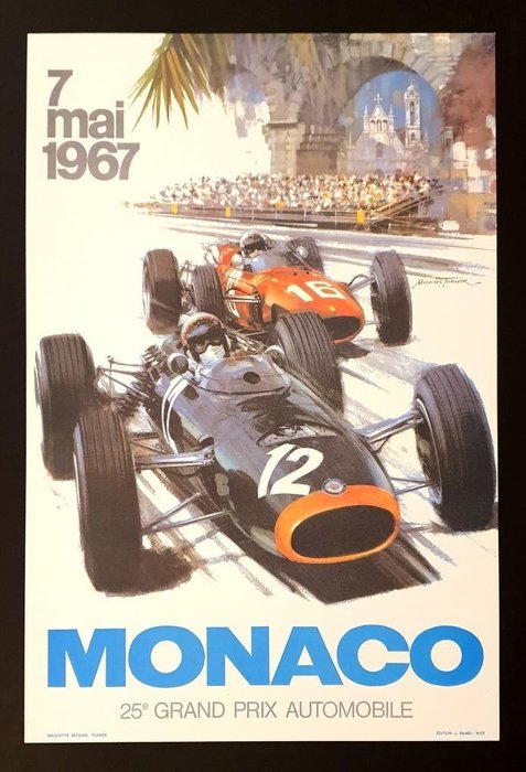 Maquette Michael Turner - Monaco 24e Grand Prix Automobile