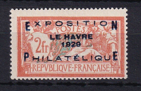 Frankrig 1929 - kyst 900€, Le Havre udstilling - Yvert n° 257 A