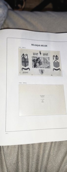 Belgien 1849/1950 - DAVO ALBUM 1849-1950