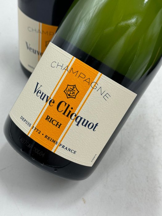 Veuve Clicquot Rich - Champagne Doux - 2 Flasker (075 L)