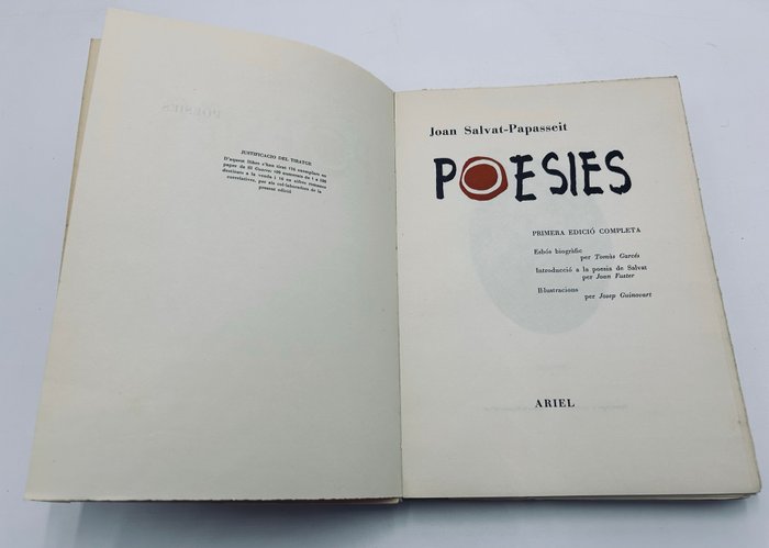 Joan Salvat Papasseit - Poesies - 1962