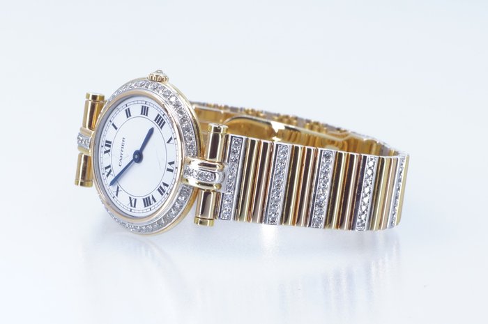 Cartier - Vendome Trinity - 18K Gold (Tri-color) - With pavé diamond-set - Kvinder - 1990-1999