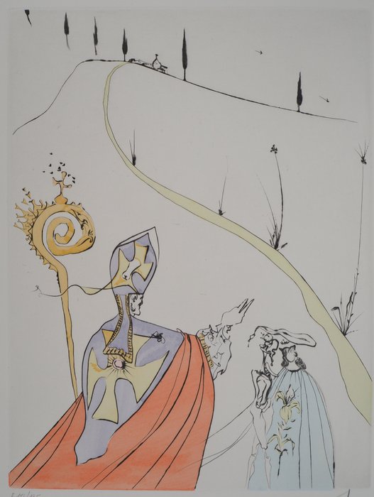 Salvador Dali (1904-1989) - L'amour sacré de Gala