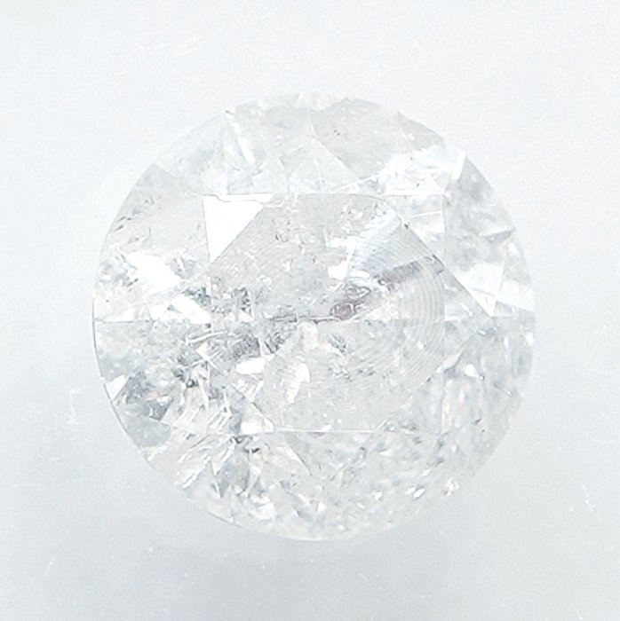 1 pcs Diamant  (Natur)  - 0.57 ct - H - I3 - International Gemological Institute (IGI)