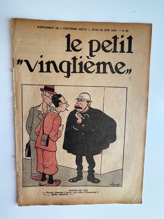 Le Petit XXe  20 juin 1935 - les Dupont en anciens costumes chinois. - 1935