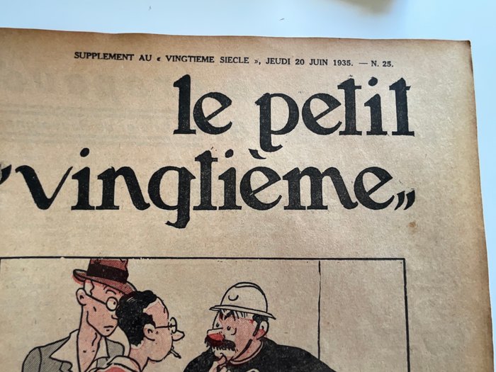 Le Petit XXe  20 juin 1935 - les Dupont en anciens costumes chinois. - 1935