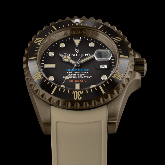 Tecnotempo - Diver 2000M "SEAMOUNT" - Limited Edition - - Ingen mindstepris - TT.2000S.BGN - Mænd - 2011-nu