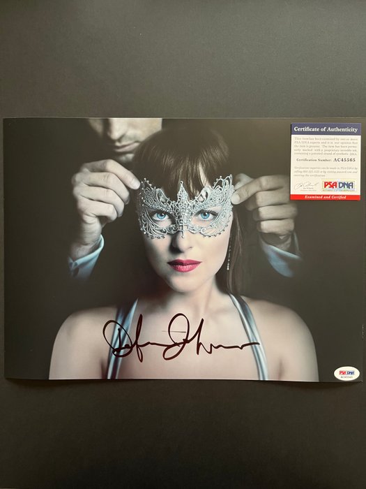 Fifty Shades of Grey - Dakota Johnson - Signed in Person - with PSA/DNA Certificate - Autograph, photo - No Reserve!