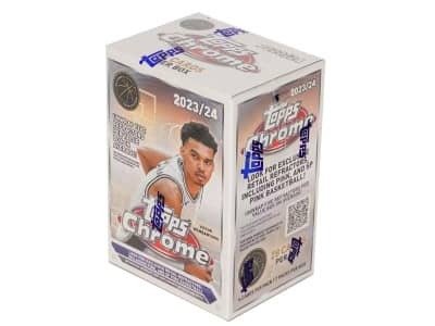 2023/24 Topps Chrome NBA - Victor Wembanyama - 1 Booster box - Næsten så god som ny (NM)