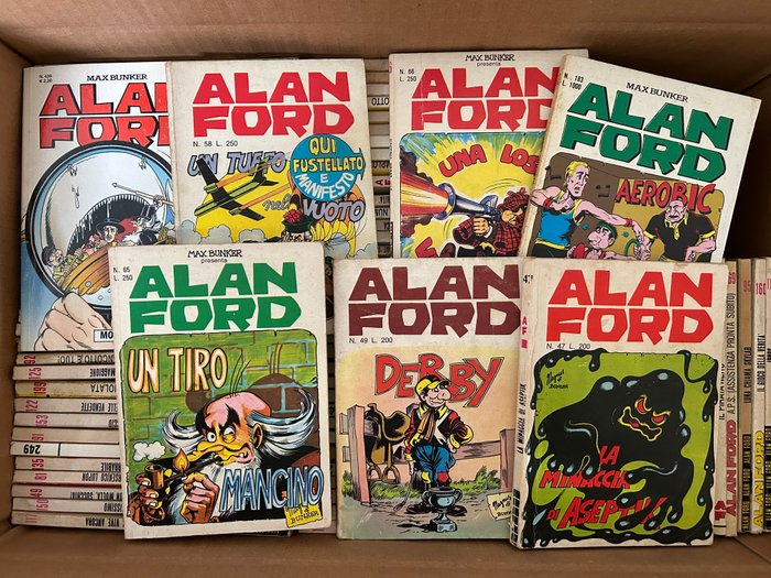 Alan Ford 90x albi assortiti - Alan Ford - 90 Album - Første udgave - 1973