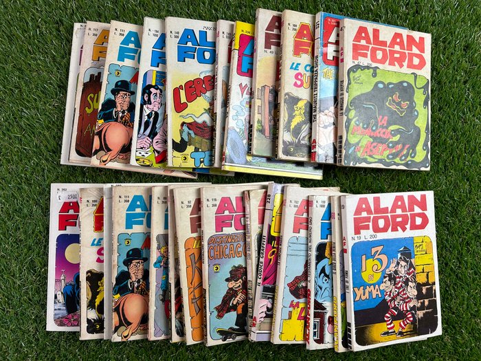 Alan Ford 90x albi assortiti - Alan Ford - 90 Album - Første udgave - 1973