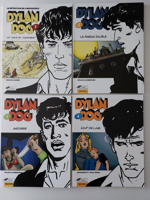 Dylan Dog T1 à T4 - Série complète - 4x B - 4 Album - Første udgave - 2001/2002