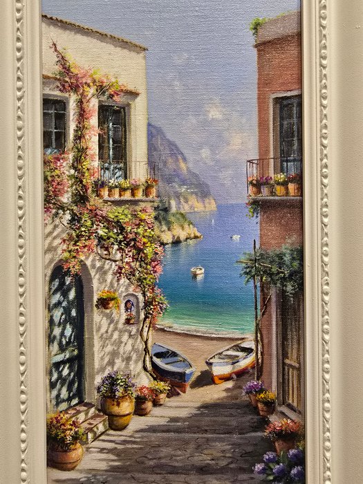 Mario Irace (1951) - Vicolo costiero, Amalfi coast