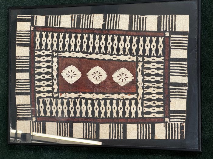 South Pacific Fijian Tapa Cloth - Tapa klud - ITaukei - Fiji  (Ingen mindstepris)