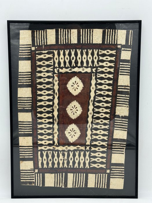 South Pacific Fijian Tapa Cloth - Tapa klud - ITaukei - Fiji  (Ingen mindstepris)