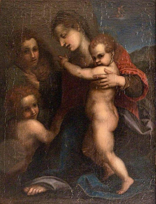 Andrea del Sarto (1486-1530), Follower of - La Sainte famille