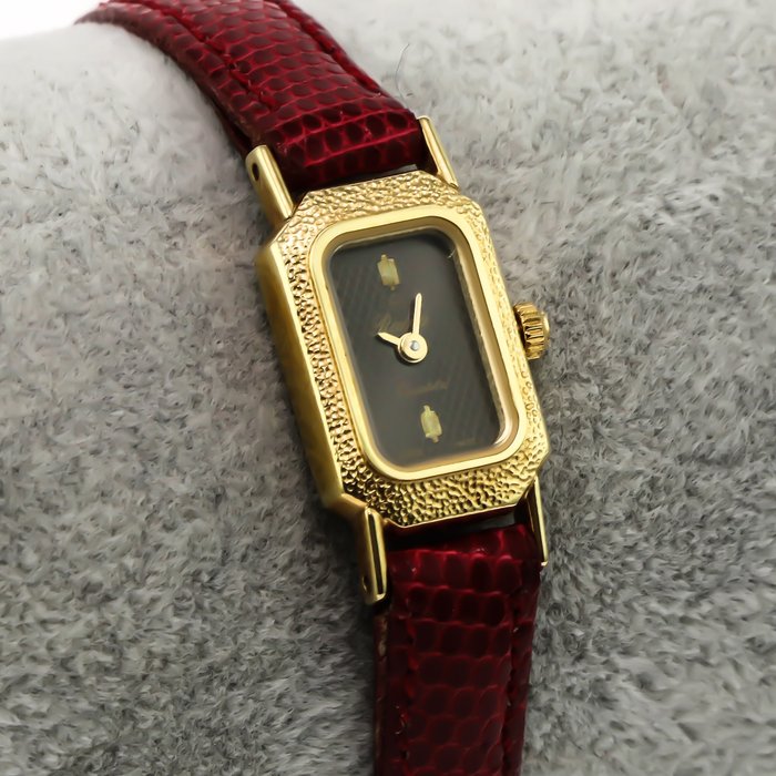 Vintage Rama - Swiss Made - RAL6034-GL-3 - Red Strap - Ingen mindstepris - Kvinder - 2011-nu