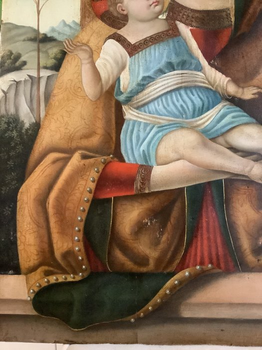 Scuola italiana (XIX-XX), da Carlo Crivelli - Madonna con Bambino