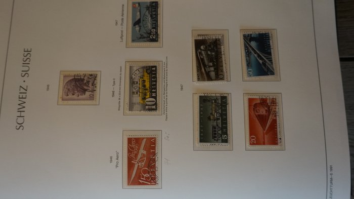 Schweiz 1950/2000 - Schweiz Sammlung - PAX bis Neuzeit ab ca. 1965 ET Stempel - Zumstein