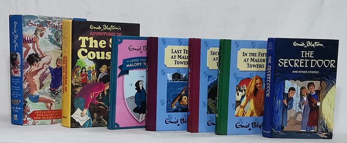 Enid Blyton - Collection The Famous Five Adventures, 7 Hardback Books - 1991-2004