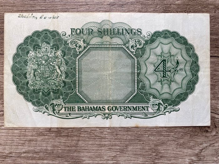 Bahamas. - 4 Shillings - ND (1953) - Pick 13b  (Ingen mindstepris)