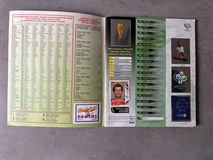 Panini - Germany 2006 World Cup - Cristiano Ronaldo, Lionel Messi - 1 Complete Album