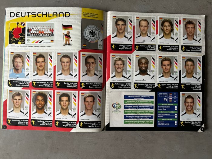 Panini - Germany 2006 World Cup - Cristiano Ronaldo, Lionel Messi - 1 Complete Album