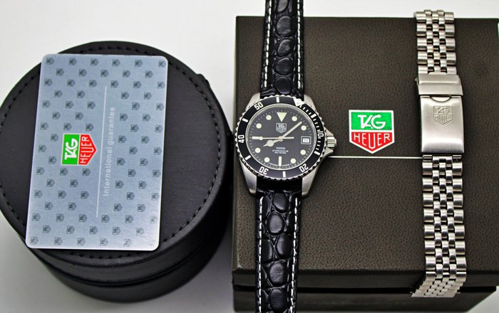 TAG Heuer - 1000 Professinal 200M - Ingen mindstepris - Ref.980.013B Swiss Black Watch - Mænd - 2000-2010