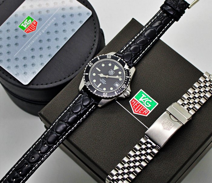 TAG Heuer - 1000 Professinal 200M - Ingen mindstepris - Ref.980.013B Swiss Black Watch - Mænd - 2000-2010