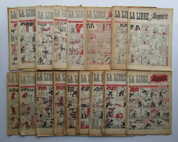 La Libre Junior N°1 au N°56 - Année 1951 complète - 56 magasiner - 1950/1951