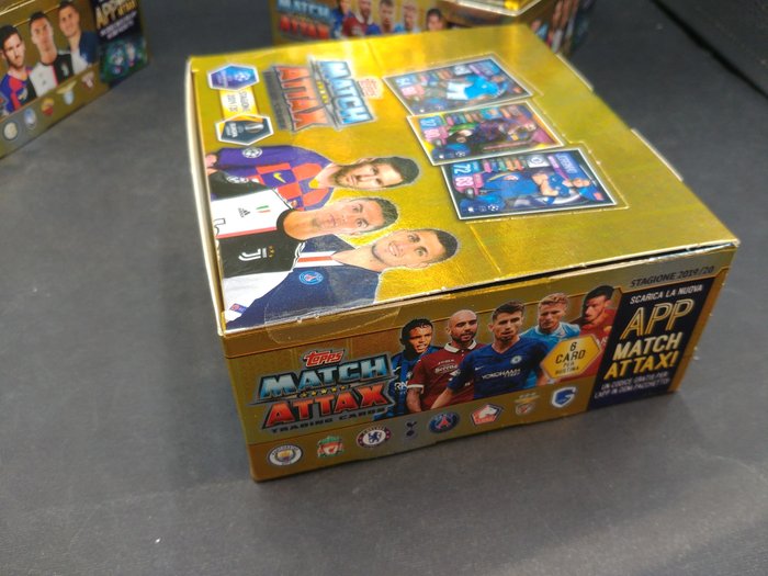 2019/20 Topps Match Attax 9 boxes in original bigbox x 30 boosters each - 9 Mixed collection - Næsten så god som ny (NM)