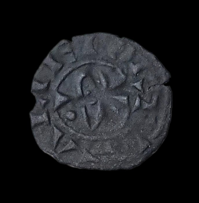 Portugal. D. Afonso II (1211-1223). Dinheiro - PORTVGALIE / REX ALFOSVS - Escassa