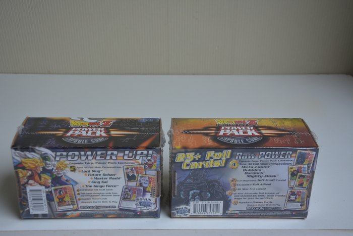 Score Entertainment - 2 Sealed box - DragonBall Z 2x Capsule Power Pack Boxes Art 2002 Factory Sealed - Capsule Power Pack