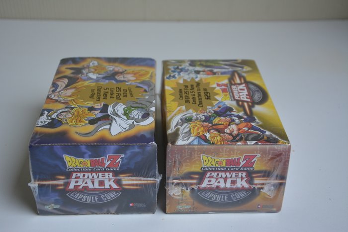 Score Entertainment - 2 Sealed box - DragonBall Z 2x Capsule Power Pack Boxes Art 2002 Factory Sealed - Capsule Power Pack