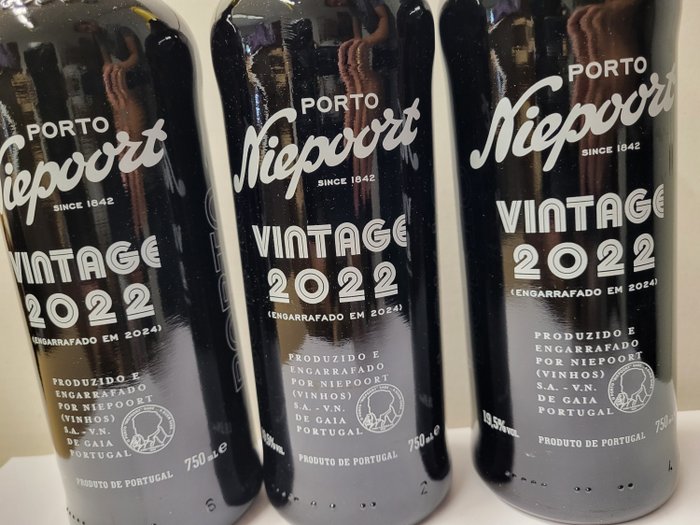 2022 Niepoort - Douro Vintage Port - 3 Flasker (075 L)