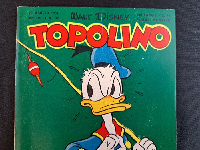 Topolino Libretto n. 32 - 1 Comic - Første udgave - 1951