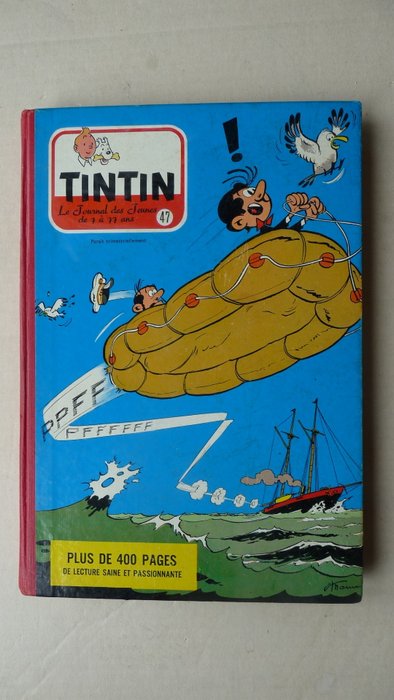 Tintin (magazine) - Recueil N°47 - 1 Album - Første udgave - 1960