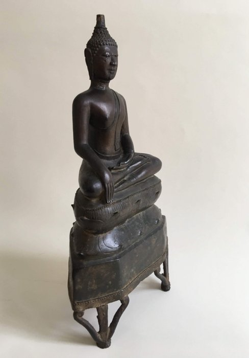 Statue - Bronze - Nordthailand / Laos