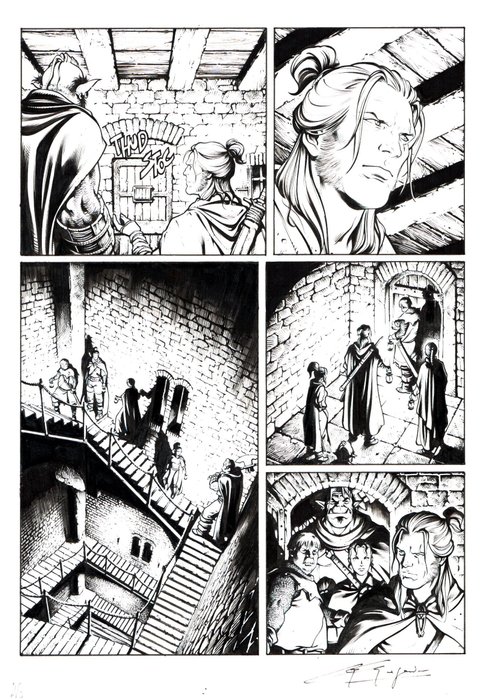 Gregorini, Gianluigi - 2 Original page - Dragonero #31 - "L'agonia di Yastrad" - 2015