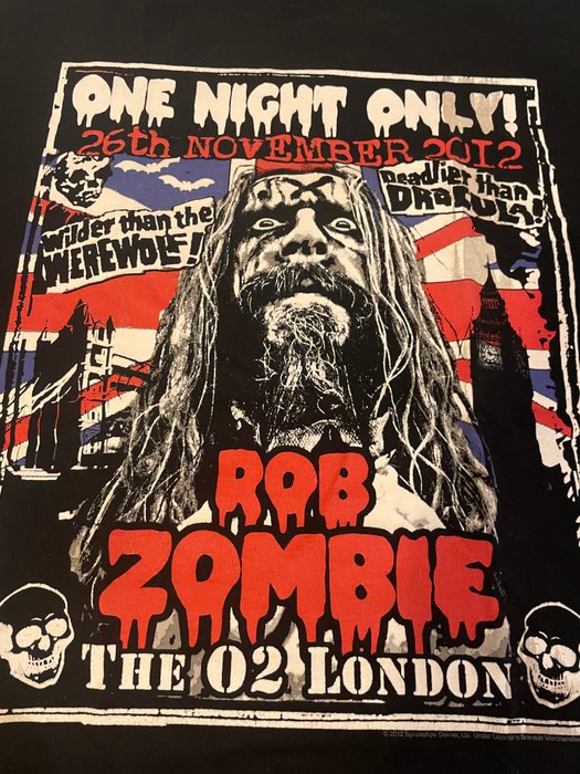 Rob Zombie - T-shirt, Salgsfremmende element - 2012 - Begrænset oplag