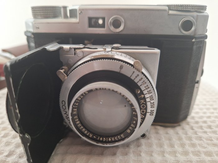 Kodak Retina IIa con Schneider Xenon 2/5cm + custodia | Analogt kamera