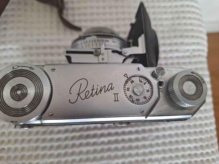 Kodak Retina IIa con Schneider Xenon 2/5cm + custodia | Analogt kamera