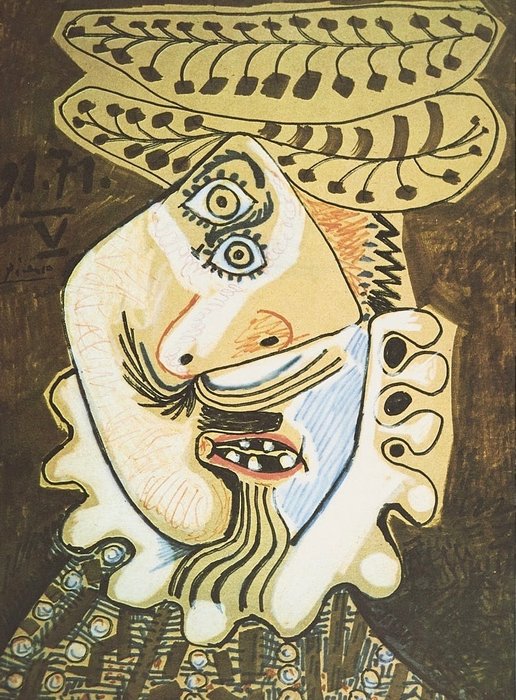 Pablo Picasso (after) - 67 acuarelas-dibujos-guaches de 1 - 1970‹erne