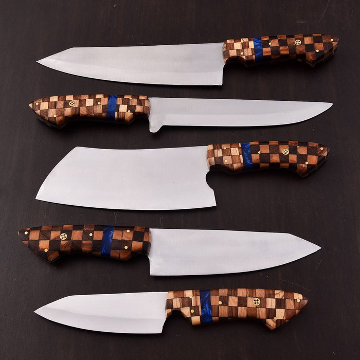 Køkkenkniv - Chef's knife - Stål af høj kvalitet, Cross wood - Japan