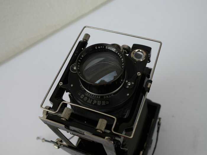 Unbekannt Grossformat Balkenkamera 10x15 mit Carl Zeiss Jena Triotar 3,5 15cm Seriennummer 661192 Storformat kamera